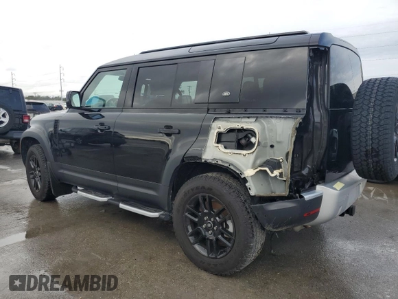 2023 Land Rover Defender SE with VIN SALEP7EU1P2186080, listed as a Copart auction lot 84107764 with 9,780 mi miles and Salvage title. Bid and sale history available at DreamBid. Image 2.