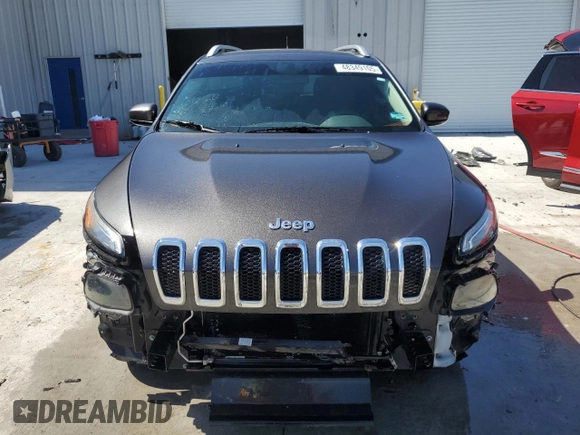 2014 Jeep Cherokee Latitude with VIN 1C4PJLCB7EW313870, listed as a Copart auction lot 48349105 with 217,624 mi miles and Salvage Title. Bid and sale history available at carsss.com. Image 5.