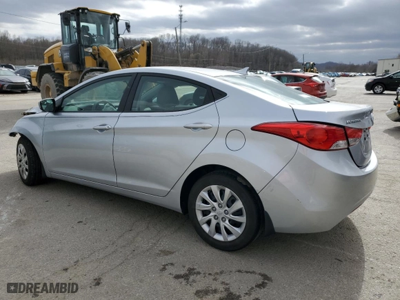 2012 Hyundai Elantra GLS PZEV with VIN 5NPDH4AE5CH095450, listed as a Copart auction lot 49721225 with 169,665 mi miles and Salvage Title. Bid and sale history available at carsss.com. Image 2.