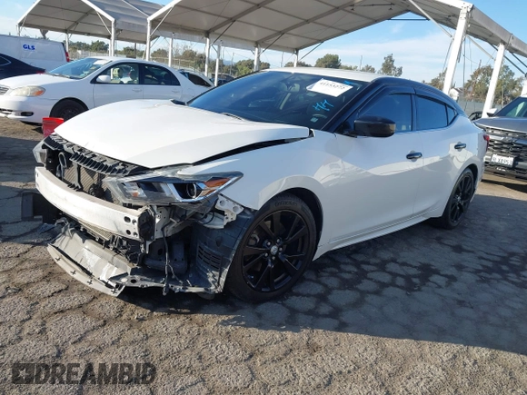 2017 Nissan Maxima SV with VIN 1N4AA6APXHC392355, listed as a IAAI auction lot 41153272 with 83,384 mi miles and . Bid and sale history available at DreamBid. Image 18.