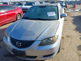 2006 Mazda 3 i with VIN JM1BK12F361418825, listed as a IAAI auction lot 41139654 with Not Provided miles. Bid and sale history available at carsss.com. Image 6.