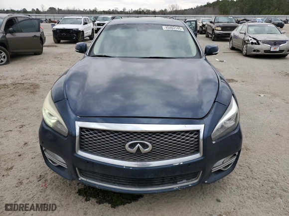2015 Infiniti Q70L with VIN JN1BY1PP1FM602131, listed as a Copart auction lot 45463145 with 130,320 mi miles and Salvage Title. Bid and sale history available at carsss.com. Image 5.