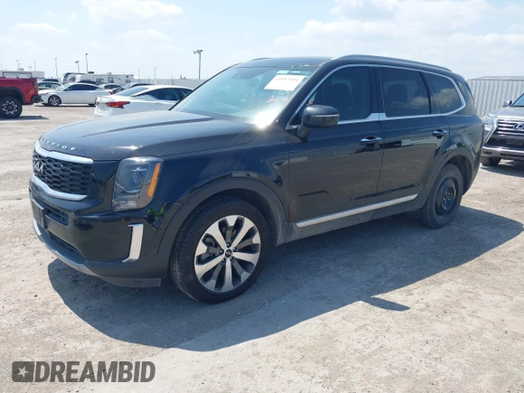 2022 Kia Telluride S with VIN 5XYP64HC1NG227783, listed as a IAAI auction lot 41897694 with 95,713 mi miles and . Bid and sale history available at DreamBid. Image 2.