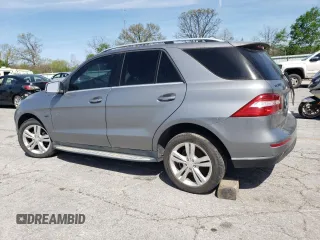 2012 Mercedes-Benz M ML 350 with VIN 4JGDA5HB9CA027046, listed as a Copart auction lot 53982985 with 214,917 mi miles and Clean Title. Bid and sale history available at carsss.com. Image 2.