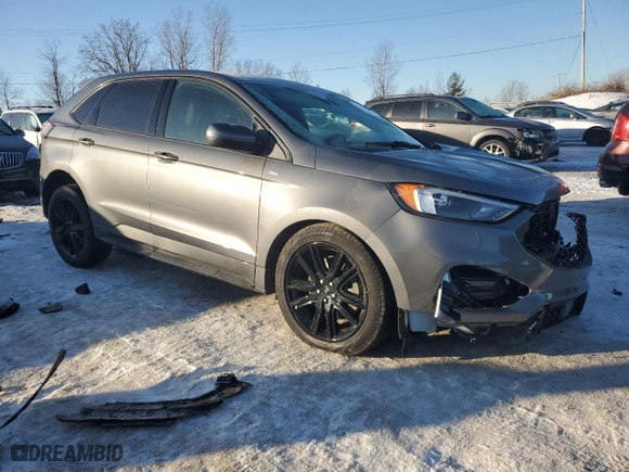 2022 Ford Edge SEL with VIN 2FMPK4J95NBB02523, listed as a Copart auction lot 42615325 with 0 mi miles and Non Repairable. Bid and sale history available at carsss.com. Image 4.