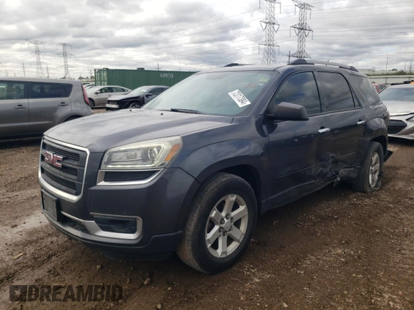 2013 GMC Acadia SLE with VIN 1GKKVNED7DJ174977, listed as a Copart auction lot 72317384 with 203,254 mi miles and Salvage Title. Bid and sale history available at carsss.com. Image 1.