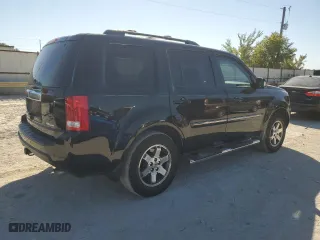 2009 Honda Pilot Touring with VIN 5FNYF38819B008152, listed as a Copart auction lot 72543924 with 245,522 mi miles and Salvage Title. Bid and sale history available at carsss.com. Image 3.