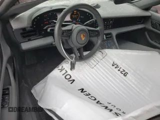 2022 Porsche Taycan 4 with VIN WP0BA2Y11NSA67820, listed as a Copart auction lot 58346275 with 45,976 mi miles and Salvage title. Bid and sale history available at DreamBid. Image 8.