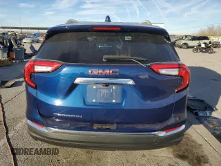 2023 GMC Terrain SLT with VIN 3GKALPEG0PL198834, listed as a Copart auction lot 87021034 with 25,453 mi miles and Salvage Title. Bid and sale history available at carsss.com. Image 6.
