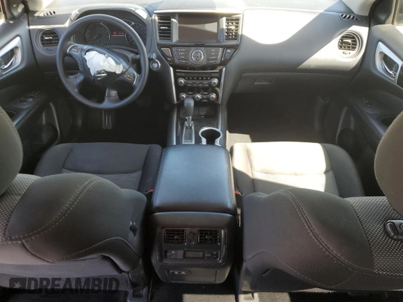 2019 Nissan Pathfinder S with VIN 5N1DR2MN0KC650274, listed as a Copart auction lot 54166005 with 96,956 mi miles and Salvage Title. Bid and sale history available at DreamBid. Image 8.