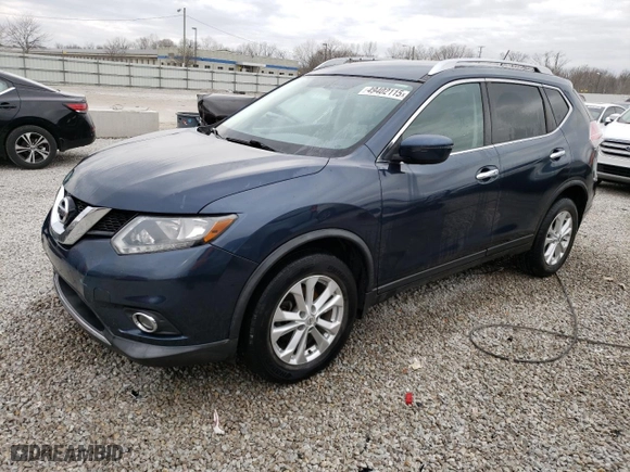 2016 Nissan Rogue S with VIN KNMAT2MV9GP675912, listed as a Copart auction lot 49402115 with 137,954 mi miles and Non Repairable. Bid and sale history available at carsss.com. Image 1.