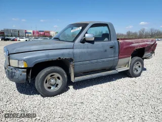 1995 Dodge Ram 1500 with VIN 1B7HC16Z4SS234817, listed as a Copart auction lot 53002615 with 235,643 mi miles and Salvage Title. Bid and sale history available at carsss.com. Image 1.