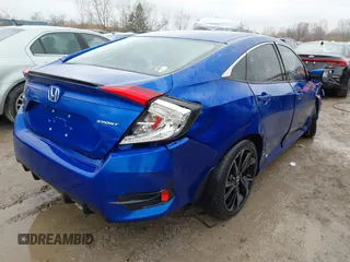 2020 Honda Civic Sedan Sport with VIN 2HGFC2F80LH520209, listed as a IAAI auction lot 42010941 with 65,719 mi miles. Bid and sale history available at carsss.com. Image 4.