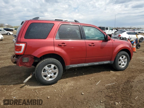 2012 Ford Escape Limited with VIN 1FMCU0E7XCKC23965, listed as a Copart auction lot 53800985 with 85,945 mi miles and Salvage Title. Bid and sale history available at DreamBid. Image 3.