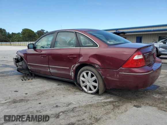 2006 Ford Five Hundred Limited with VIN 1FAFP25196G127452, listed as a Copart auction lot 61756795 with 186,112 mi miles and Salvage title. Bid and sale history available at DreamBid. Image 2.