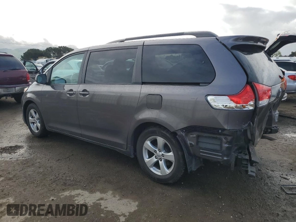 2012 Toyota Sienna LE AAS with VIN 5TDKK3DCXCS205335, listed as a Copart auction lot 51278835 with 112,618 mi miles and Salvage Title. Bid and sale history available at carsss.com. Image 2.