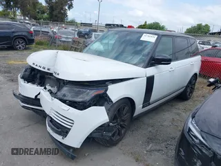 2019 Land Rover Range Rover with VIN SALGS5RE8KA550931, listed as a IAAI auction lot 41702576 with 47,568 mi miles. Bid and sale history available at carsss.com. Image 23.