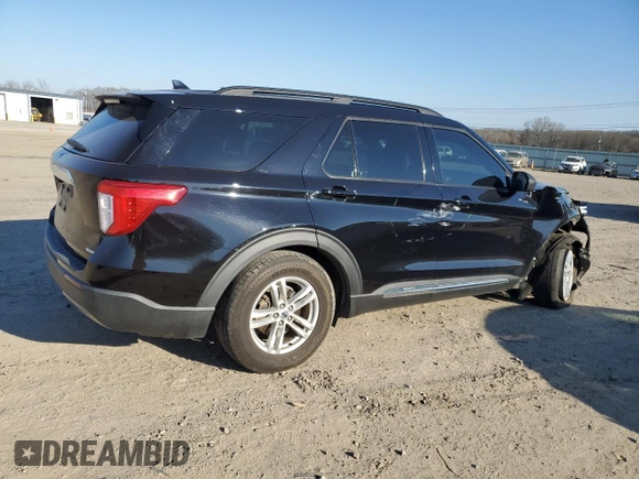 2020 Ford Explorer XLT with VIN 1FMSK7DH7LGA10303, listed as a Copart auction lot 47427565 with 93,401 mi miles and Salvage Title. Bid and sale history available at DreamBid. Image 3.