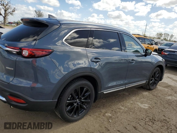 2022 Mazda CX-9 Grand Touring with VIN JM3TCBDY8N0621209, listed as a Copart auction lot 76873744 with 24,339 mi miles and Salvage Title. Bid and sale history available at carsss.com. Image 3.