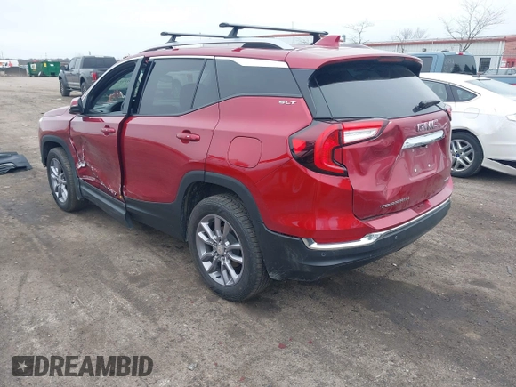 2022 GMC Terrain SLT with VIN 3GKALVEV2NL141924, listed as a IAAI auction lot 41957323 with 52,341 mi miles and . Bid and sale history available at DreamBid. Image 3.