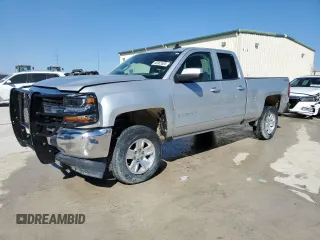 2018 Chevrolet Silverado 1500 LT with VIN 1GCVKREH8JZ278919, listed as a Copart auction lot 45965505 with 124,209 mi miles and Salvage Title. Bid and sale history available at DreamBid. Image 1.