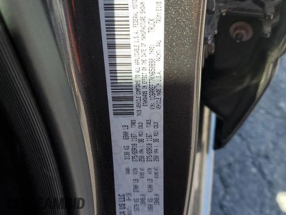 2019 Ram 1500 Big Horn z VIN 1C6RREFT7KN650890, wystawiony jako Copart lot #57596005 z przebiegiem 75 711 mil mil oraz Szkoda całkowita • Salvage title. Historia ofert i sprzedaży dostępna na DreamBid. Obrazek 12.