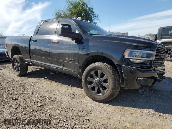 2023 Ram 2500 Laramie with VIN 3C6UR5FL5PG529477, listed as a Copart auction lot 88447235 with 48,072 mi miles and Salvage Title. Bid and sale history available at carsss.com. Image 4.