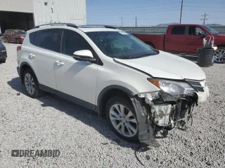 2013 Toyota RAV4 Limited with VIN 2T3DFREV0DW010604, listed as a Copart auction lot 51950055 with Not provided miles and Salvage title. Bid and sale history available at DreamBid. Image 4.