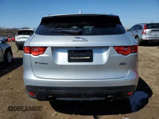2017 Jaguar F-Pace 35t Premium with VIN SADCJ2BV4HA094263, listed as a Copart auction lot 52155545 with 64,357 mi miles and Salvage title. Bid and sale history available at DreamBid. Image 6.