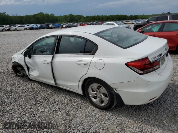 2015 Honda Civic LX with VIN 19XFB2F50FE115636, listed as a Copart auction lot 53855065 with Not Provided miles and Salvage Title. Bid and sale history available at DreamBid. Image 2.