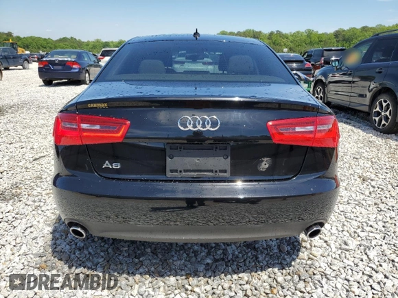 2013 Audi A6 Premium Plus with VIN WAUDFAFC4DN049067, listed as a Copart auction lot 55637955 with 61,964 mi miles and Salvage title. Bid and sale history available at DreamBid. Image 6.