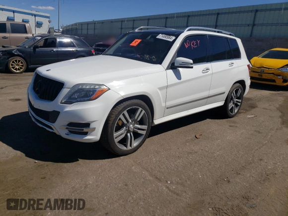 2013 Mercedes-Benz GLK 350 with VIN WDCGG8JB0DG002993, listed as a Copart auction lot 71490984 with 113,267 mi miles and Salvage Title. Bid and sale history available at DreamBid. Image 1.