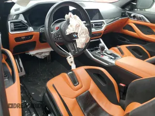 2022 BMW M4 Competition with VIN WBS33AZ00NCK97024, listed as a Copart auction lot 43814685 with 0 mi miles and Salvage Title. Bid and sale history available at carsss.com. Image 8.