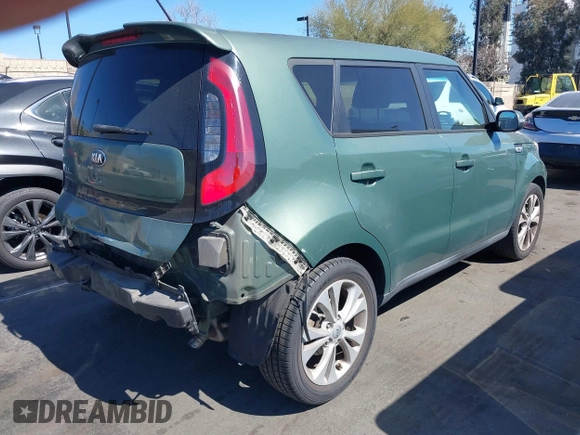 2014 Kia Soul + with VIN KNDJP3A54E7048045, listed as a IAAI auction lot 41676398 with 109,196 mi miles and . Bid and sale history available at DreamBid. Image 4.