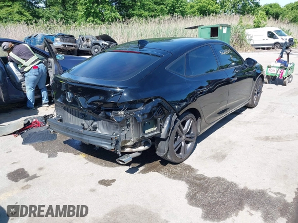 2023 Acura Integra w/A-Spec Package with VIN 19UDE4H39PA022089, listed as a IAAI auction lot 42268243 with 33,276 mi miles and . Bid and sale history available at DreamBid. Image 4.