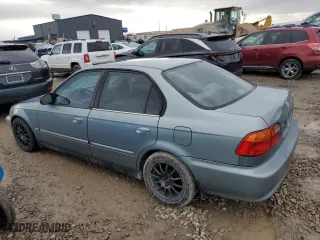 2000 Honda Civic VP with VIN 2HGEJ6614YH600003, listed as a Copart auction lot 45785285 with 164,812 mi miles and Salvage Title. Bid and sale history available at carsss.com. Image 2.