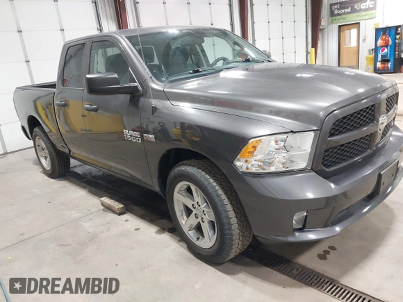 2014 Ram 1500 Tradesman z VIN 1C6RR7FT3ES214670, wystawiony jako IAAI lot #42517415 z przebiegiem 214 314 mil mil oraz . Historia ofert i sprzedaży dostępna na DreamBid. Obrazek 1.