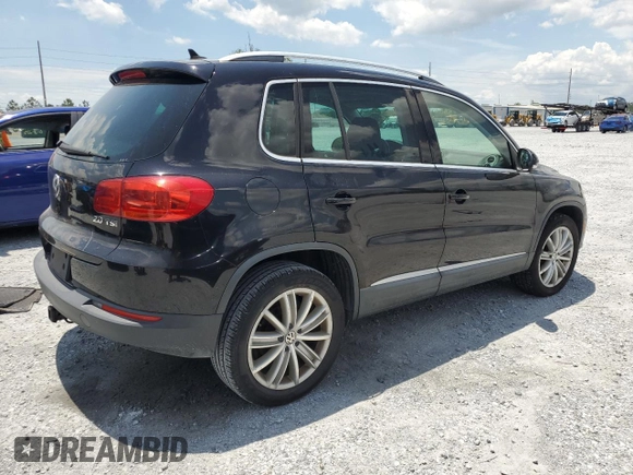 2014 Volkswagen Tiguan SE z VIN WVGAV3AX8EW613762, wystawiony jako Copart lot #61385765 z przebiegiem 167 278 mil mil oraz Czysty tytuł • Clean title. Historia ofert i sprzedaży dostępna na DreamBid. Obrazek 3.