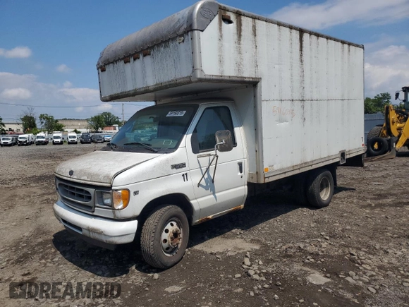 2002 Ford Econoline Cargo z VIN 1FDSE35L12HA81850, wystawiony jako Copart lot #59160315 z przebiegiem 74 773 mil mil oraz Czysty tytuł • Clean title. Historia ofert i sprzedaży dostępna na DreamBid. Obrazek 1.