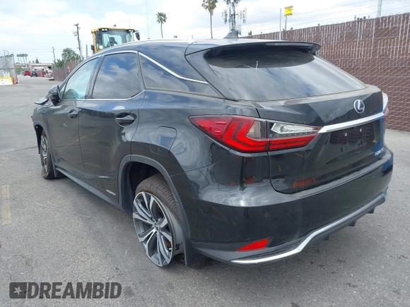 2022 Lexus RX with VIN 2T2HGMDA1NC090258, listed as a IAAI auction lot 36253855 with 8,565 mi miles. Bid and sale history available at carsss.com. Image 3.