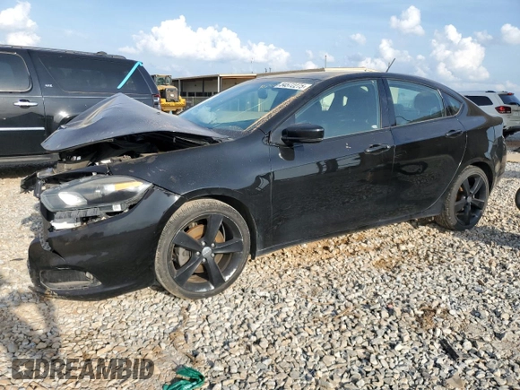 2015 Dodge Dart GT with VIN 1C3CDFEB5FD364385, listed as a Copart auction lot 54572275 with 148,033 mi miles and Salvage title. Bid and sale history available at DreamBid. Image 1.