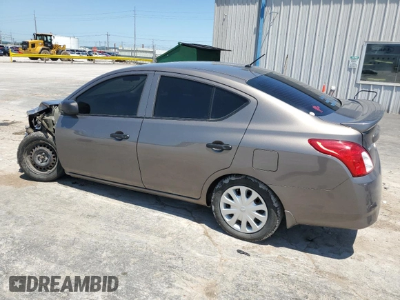 2015 Nissan Versa SV with VIN 3N1CN7AP2FL953150, listed as a Copart auction lot 61594975 with 105,951 mi miles and Salvage title. Bid and sale history available at DreamBid. Image 2.