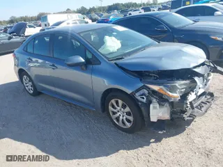 2021 Toyota Corolla LE with VIN 5YFEPMAEXMP219224, listed as a IAAI auction lot 41457043 with 83,585 mi miles. Bid and sale history available at carsss.com. Image 1.
