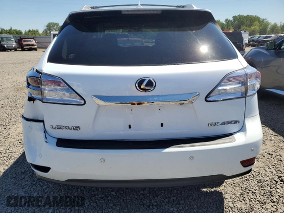 2010 Lexus RX 450h with VIN JTJBC1BA9A2017099, listed as a Copart auction lot 55959655 with 164,378 mi miles and Clean Title. Bid and sale history available at DreamBid. Image 6.