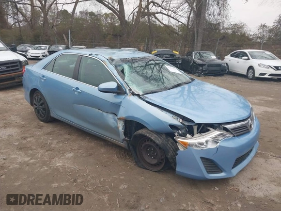 2012 Toyota Camry L with VIN 4T1BF1FK7CU598263, listed as a IAAI auction lot 41475685 with 192,406 mi miles. Bid and sale history available at carsss.com. Image 1.