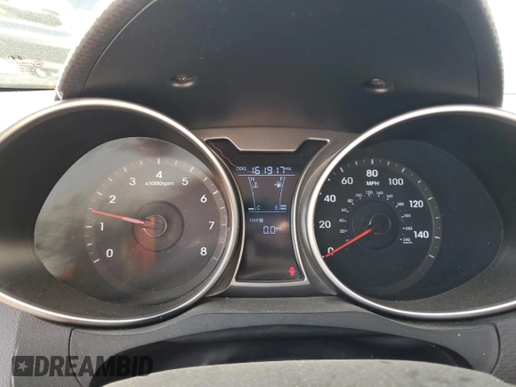 2012 Hyundai Veloster w/Gray Int with VIN KMHTC6ADXCU066489, listed as a Copart auction lot 60538585 with 161,917 mi miles and Salvage title. Bid and sale history available at DreamBid. Image 9.