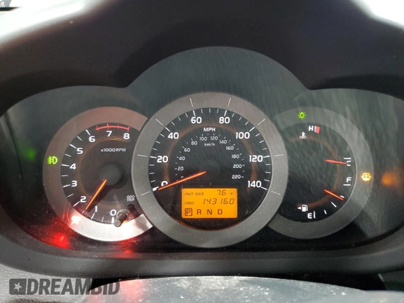 2008 Toyota RAV4 Sport with VIN JTMBD32VX86071321, listed as a Copart auction lot 64455945 with 143,160 mi miles and Salvage title. Bid and sale history available at DreamBid. Image 9.