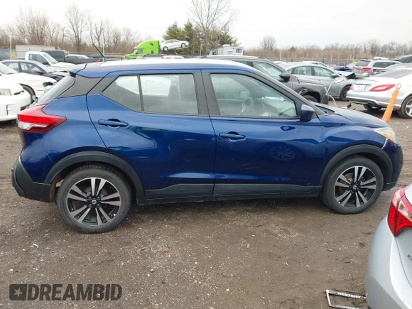 2020 Nissan Kicks SV with VIN 3N1CP5CV9LL520849, listed as a IAAI auction lot 41561346 with 89,018 mi miles. Bid and sale history available at carsss.com. Image 13.