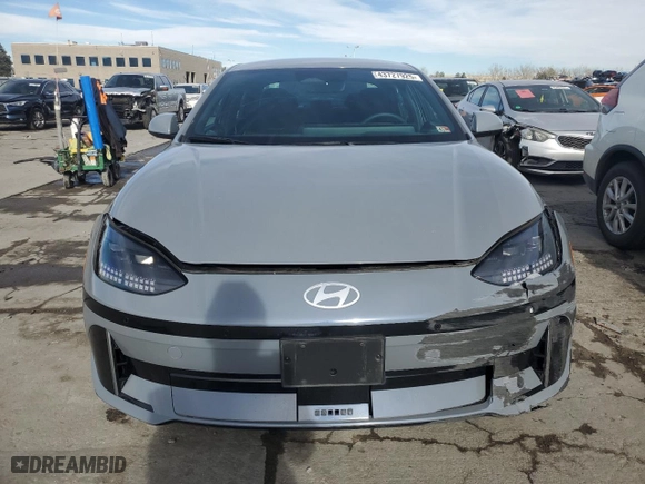 2023 Hyundai IONIQ 6 SEL with VIN KMHM34AC0PA023433, listed as a Copart auction lot 43727925 with 50,477 mi miles and Salvage Title. Bid and sale history available at carsss.com. Image 5.