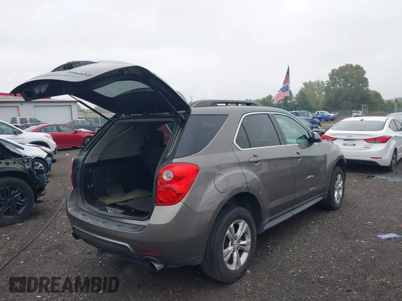 2012 Chevrolet Equinox LT w/1LT with VIN 2GNFLEE58C6380176, listed as a IAAI auction lot 37668158 with 128,958 mi miles. Bid and sale history available at carsss.com. Image 4.